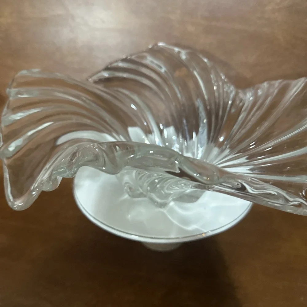 Mikasa Belle Epoque Crystal Centerpiece Bowl 12.5